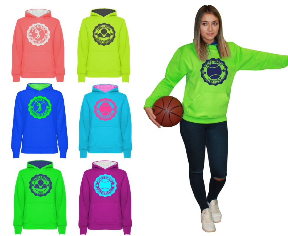 sudaderas fluor mujer